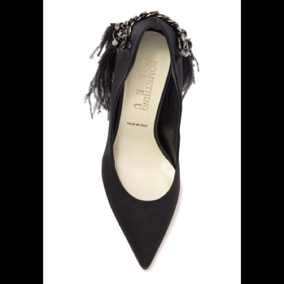 Something Bleu shiloh heel Pump Black 6 - Picture 5 of 6